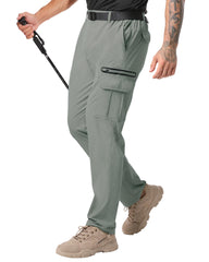 NATUVENIX hiking pants front pockets for secure on-the-go storage