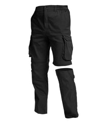 NATUVENIX hiking pants front view with zip-off design for quick adaptation