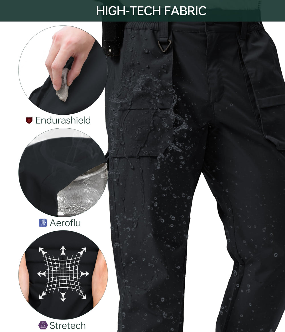 NATUVENIX multi-pocket design cargo pants shows organized gear access.