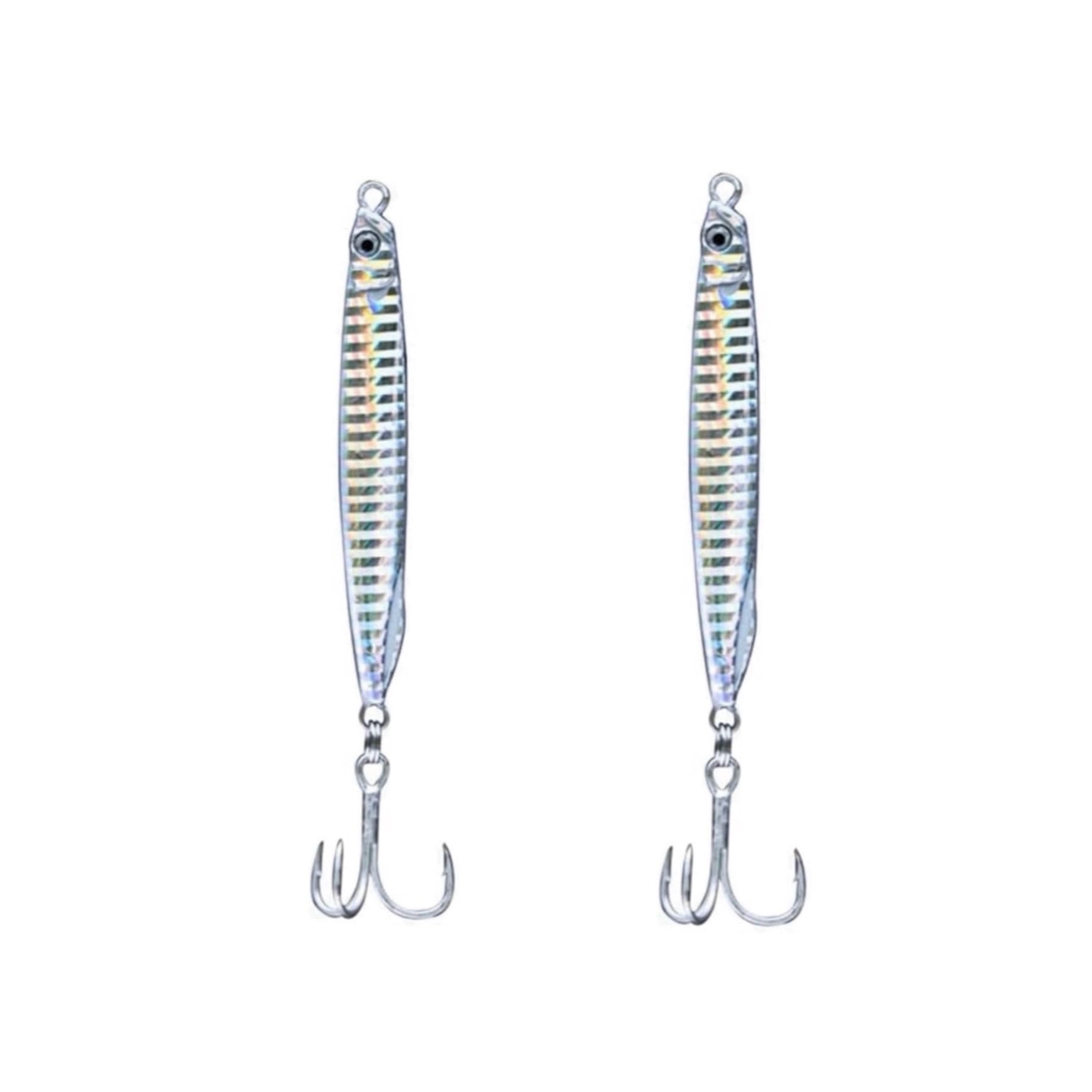 Navicatch 150g silver jig close-up, designed for deep-water jigging and strong strikes.