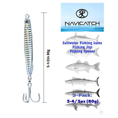 Navicatch patented-design label emphasizes exclusive durability and unique jig.