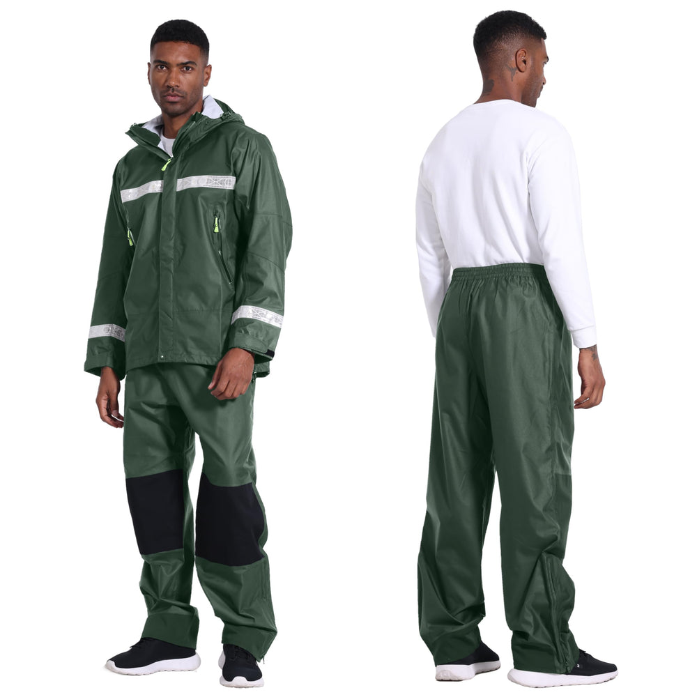 NAVIS MARINE rain suit supports dockside activities with water resistance.