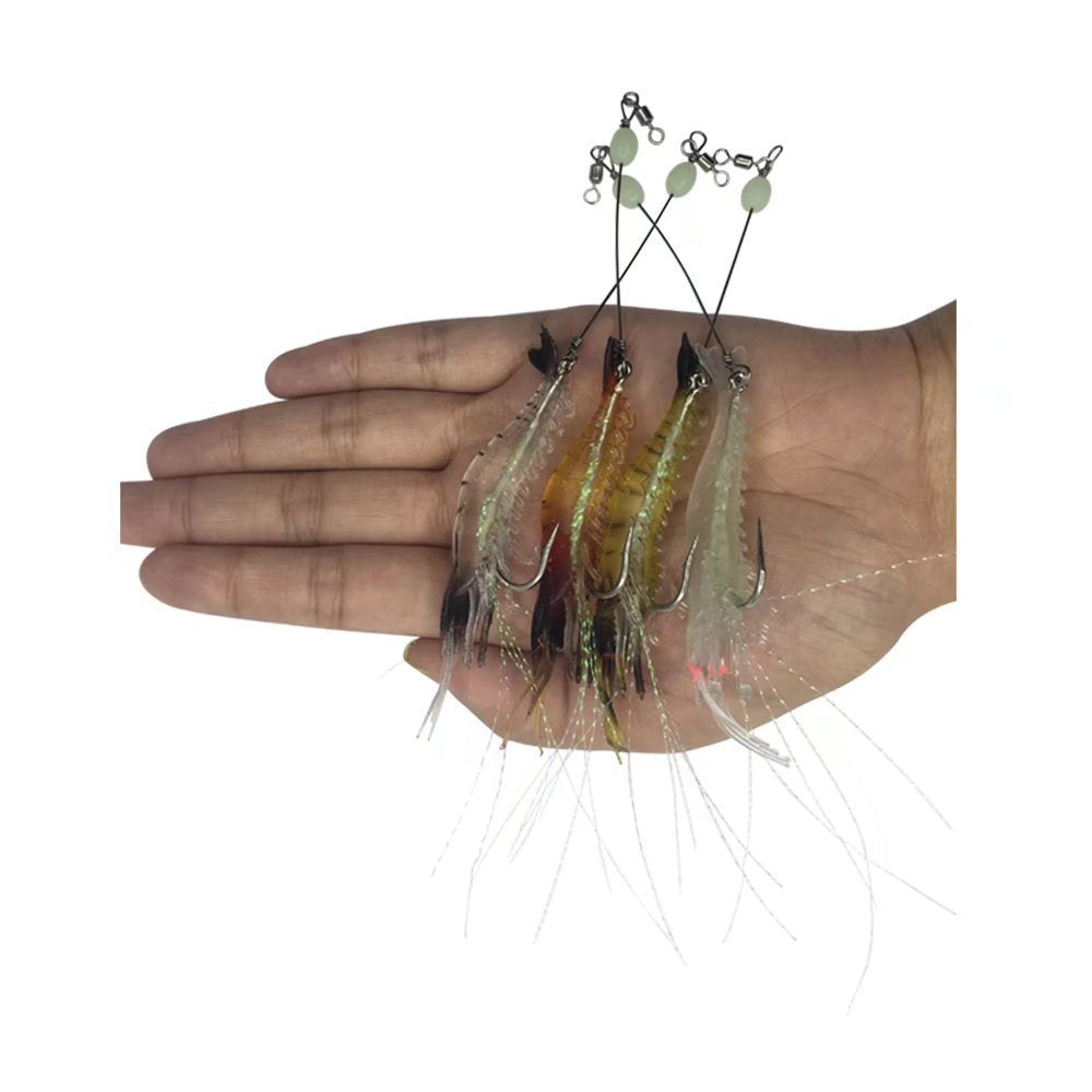 Nawaish night-ready lure with glow tail boosts night bite potential.