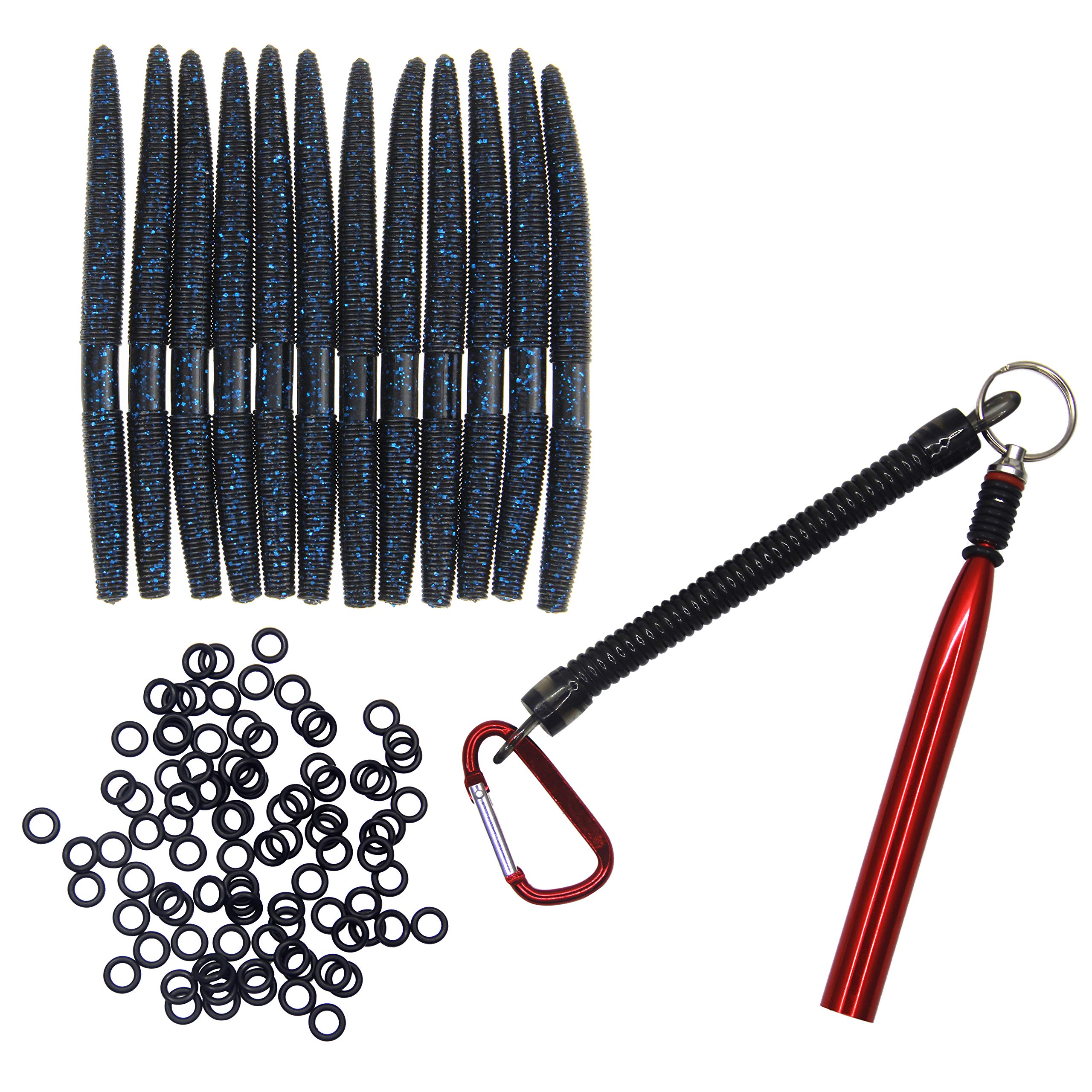 Nawaish Senko bait packaging shows 24 pieces for bass setups.