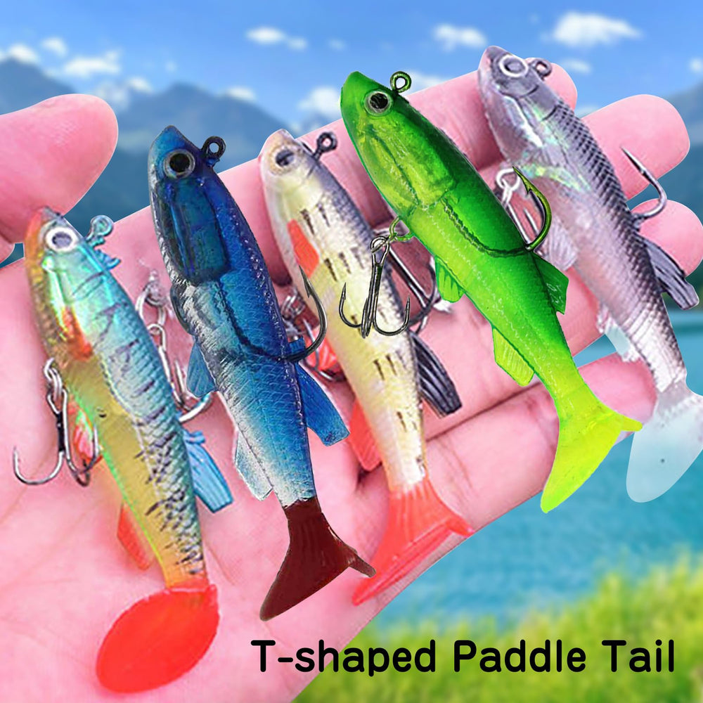Lifelike 3D head and eyes enhance attraction in water for NAWAISH lures.