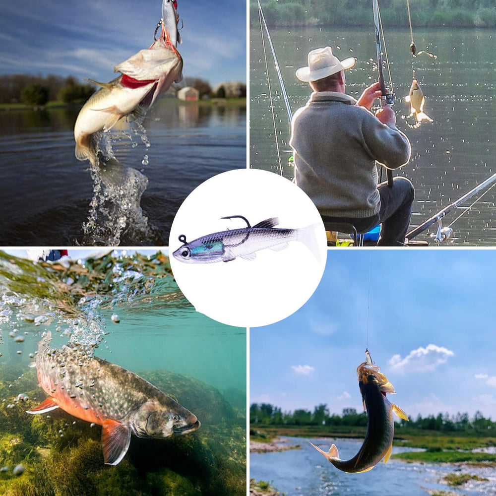 Versatile NAWAISH swimbaits catch bass, trout, walleye, and more.