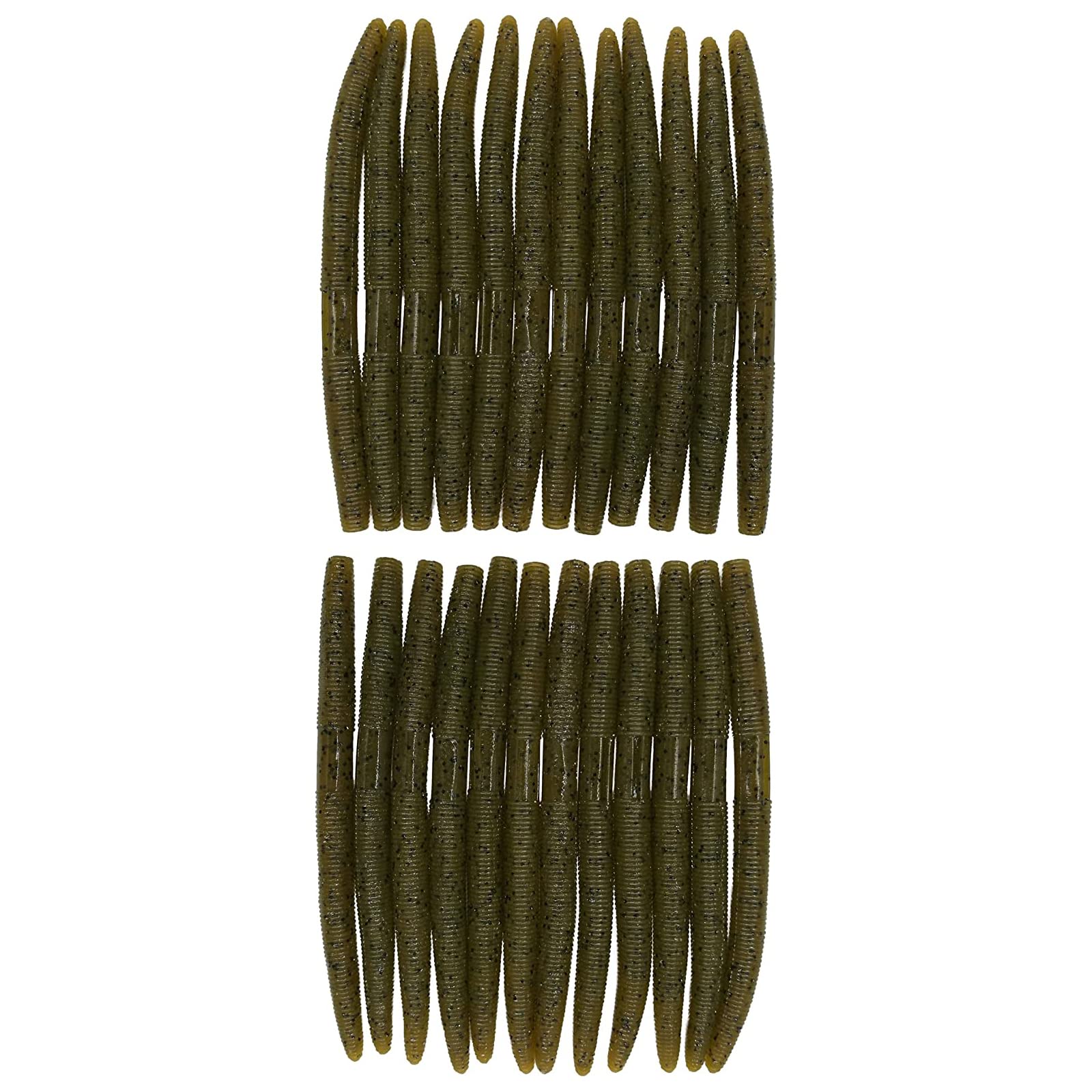 Nawaish soft plastic bass lure in water, smooth motion.