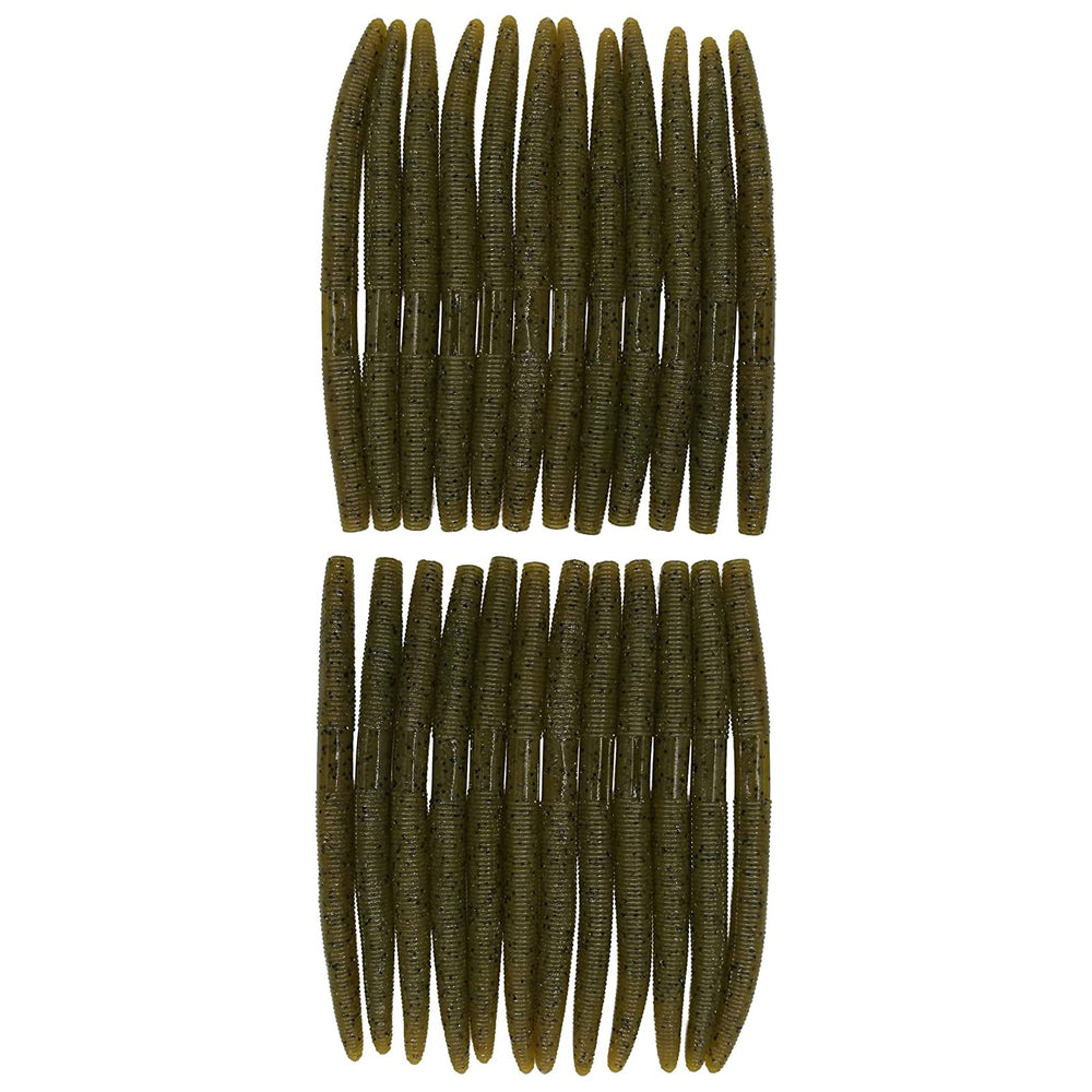 Nawaish soft plastic bass lure in water, smooth motion.