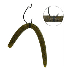 Nawaish wacky rig setup demonstrates easy rigging with soft plastics.