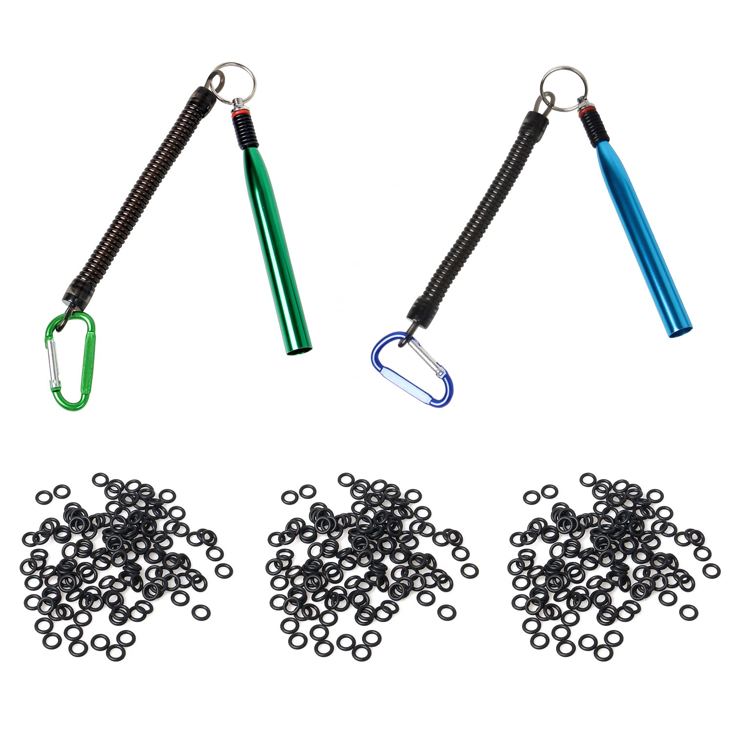 Nawaish Wacky Tool in blue enabling quick Wacky Ring rigging for Senko baits