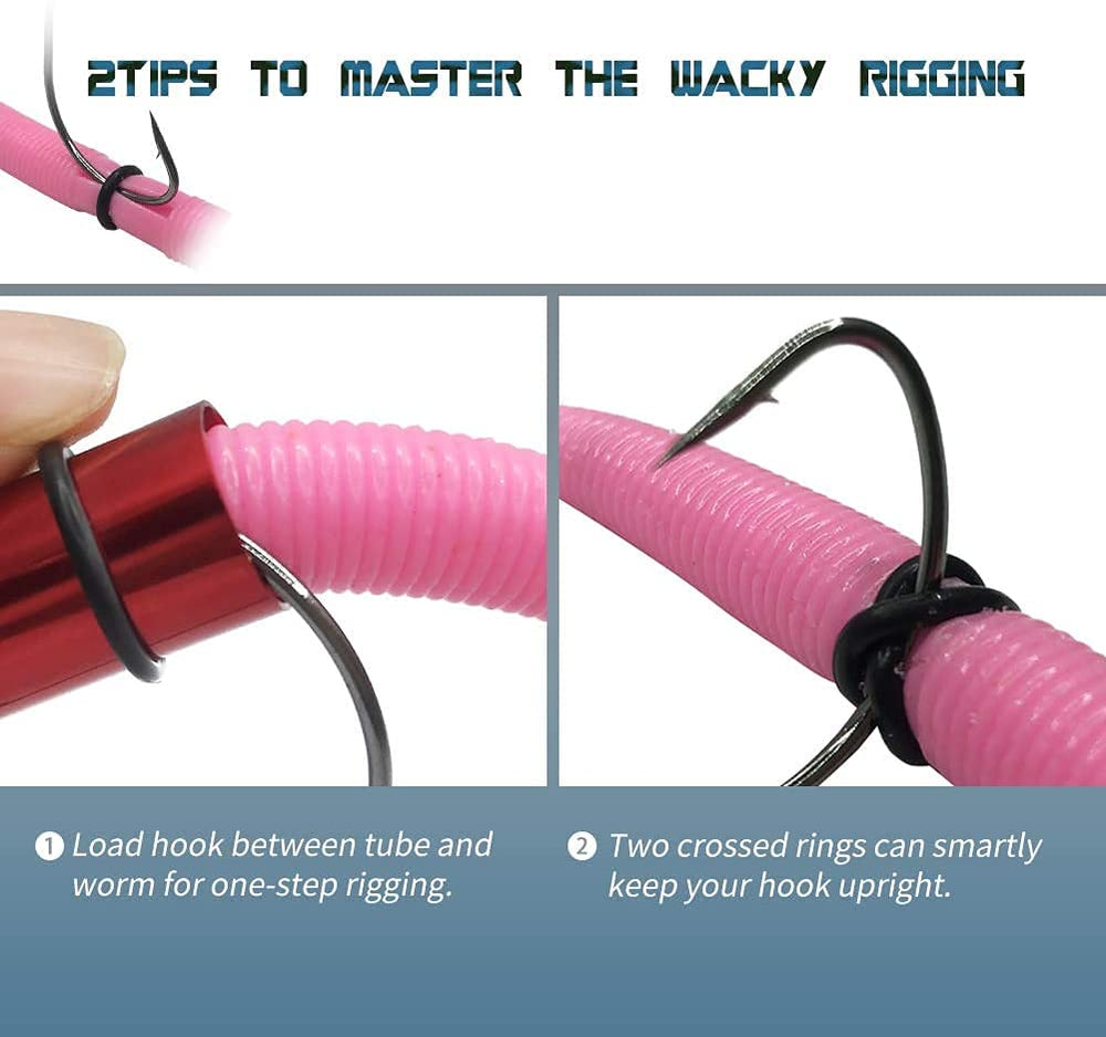 Close-up of the tool's removable O-ring retainer screw.
