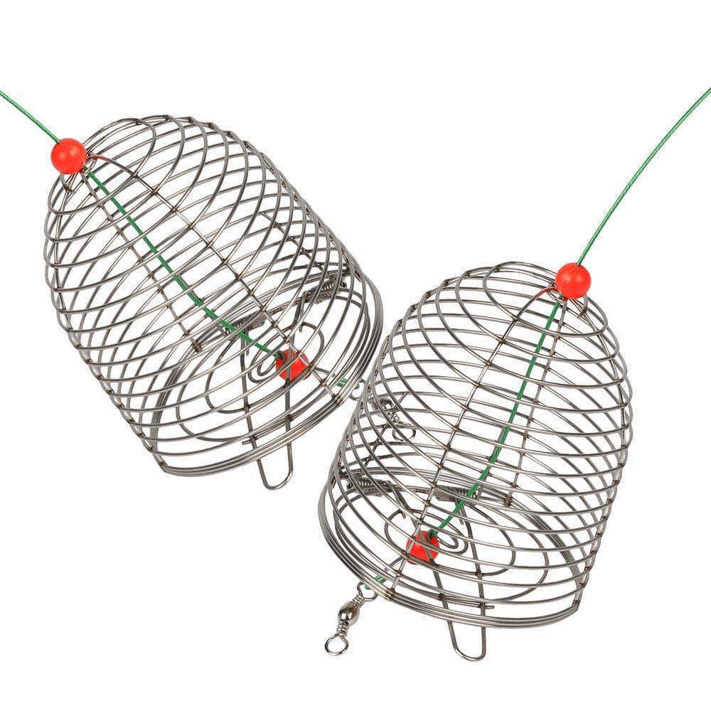 NAWTOR bait trap cage side view with spring lid