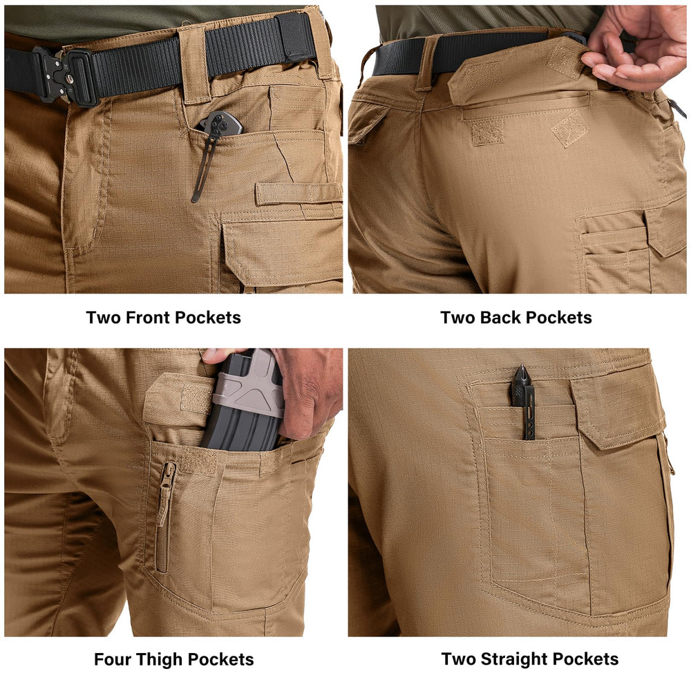 Nayjury shorts water-resistant fabric in brown keeps you dry during light rain.