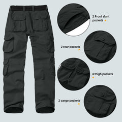 Nayjury adjustable waistband hiking view demonstrating customizable fit