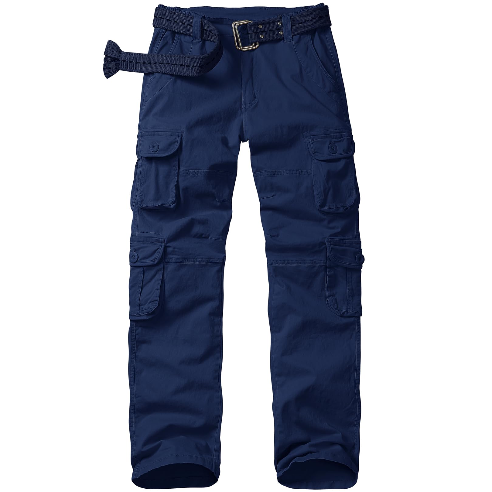 nayjury women's cargo pants elastic waist front pockets for flexible everyday wear.