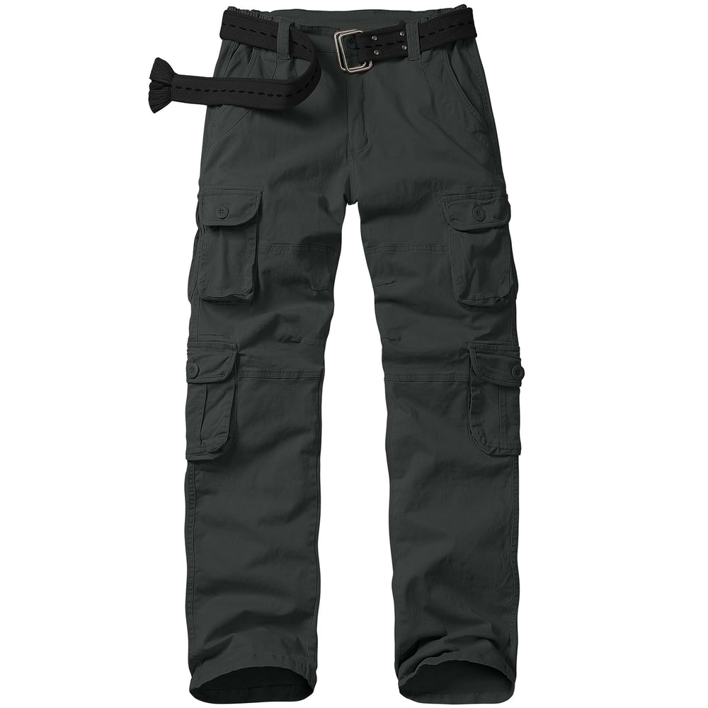 Nayjury women's cargo pants elastic waistband front view showing everyday comfort