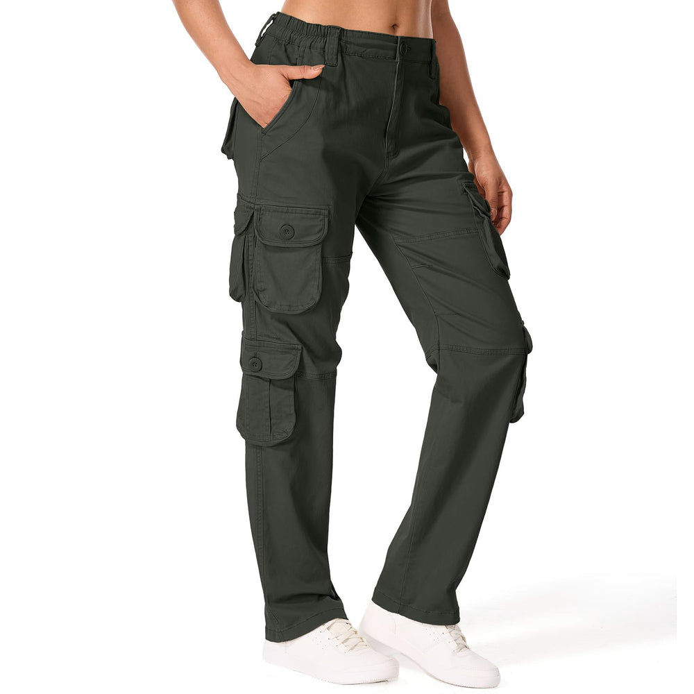 nayjury women's cargo pants pocket layout highlighting 10 pockets for essentials.