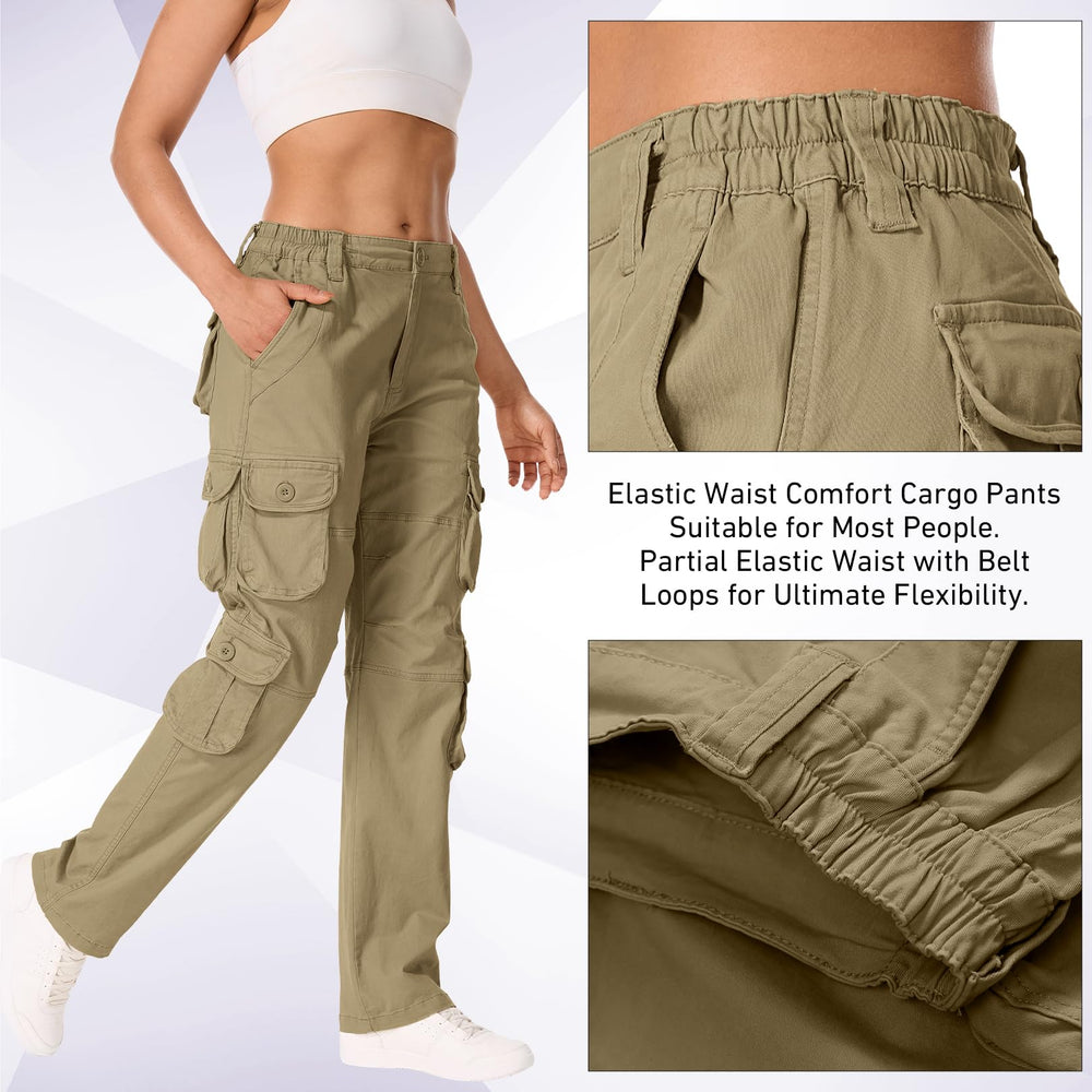 nayjury women's cargo pants wrinkle-resistant fabric stays neat after wear