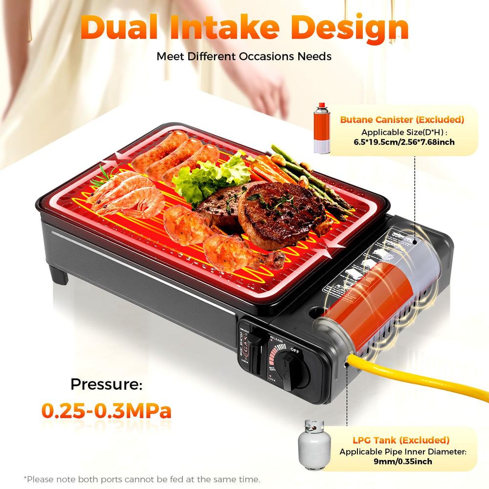 NAZEAOB dual-row flame tube demonstrates efficient, adjustable heat.