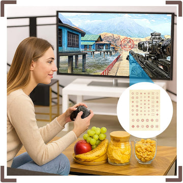 NBEADS 570-piece sticker pack offers versatile aiming options for FPS games.