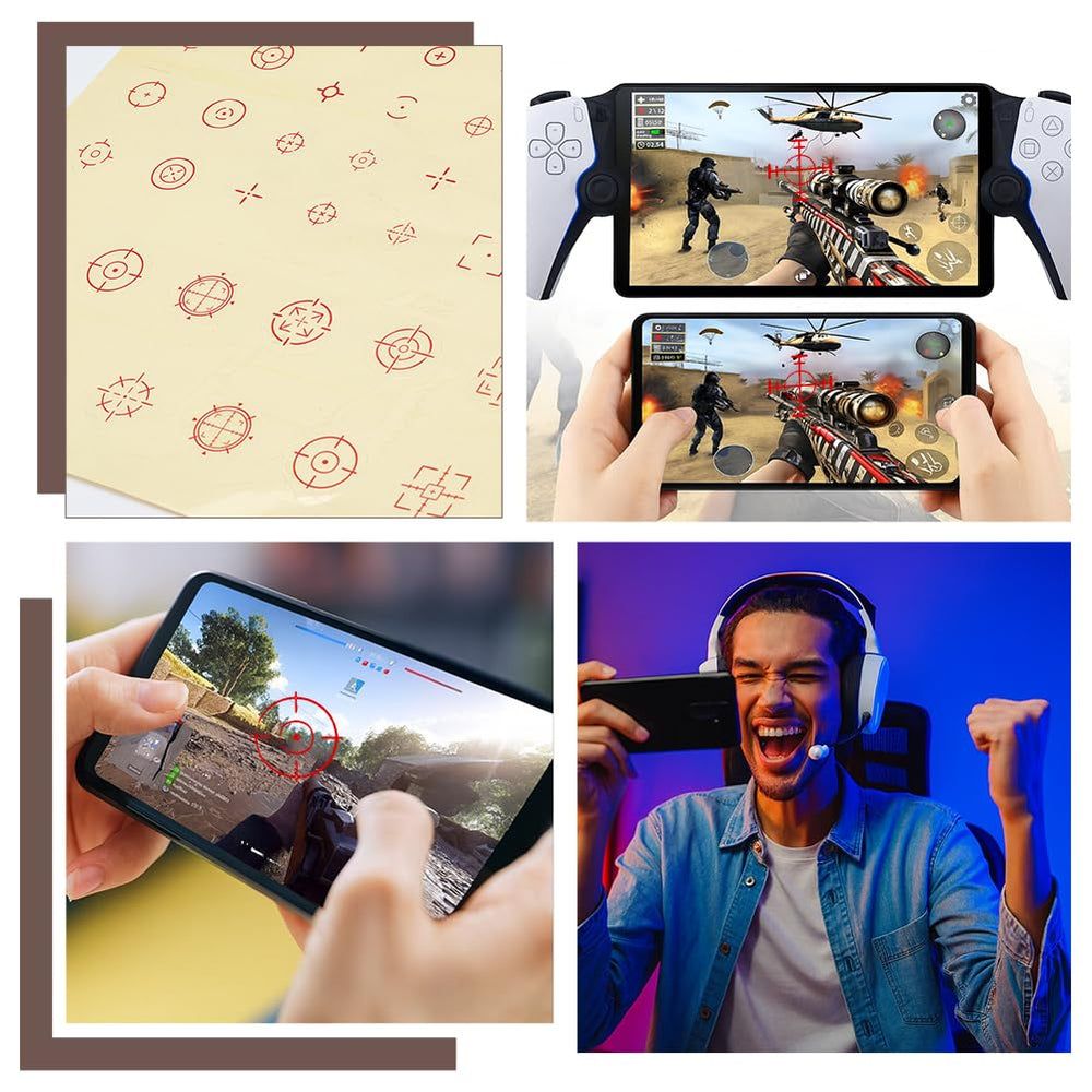NBEADS scope decals fit TV, monitor, and mobile devices for flexible setups.