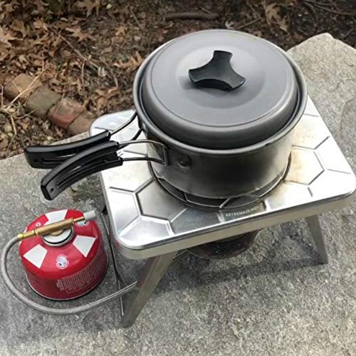 ncamp stove plus stainless steel construction resists corrosion