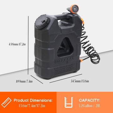 NCFAUTO ergonomic handle facilitates easy transport on site or trail