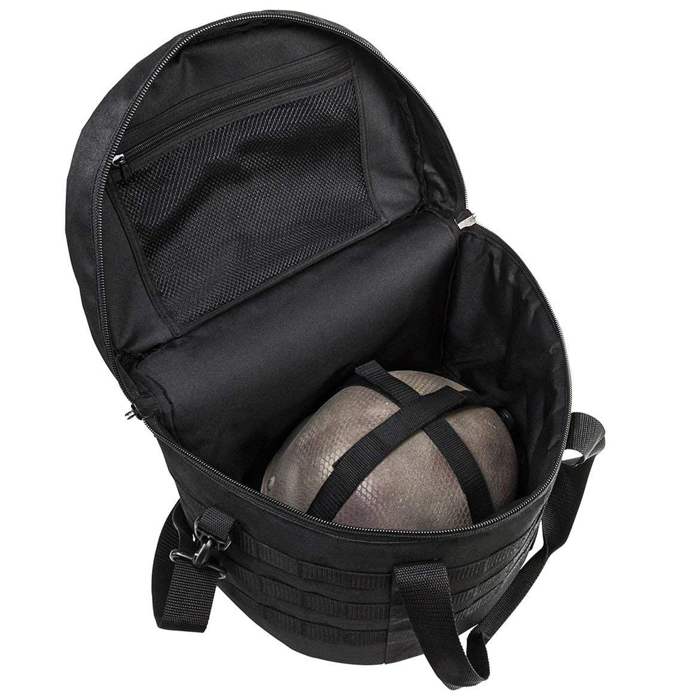 NcSTAR helmet bag exterior MOLLE straps enable extra gear attachment.