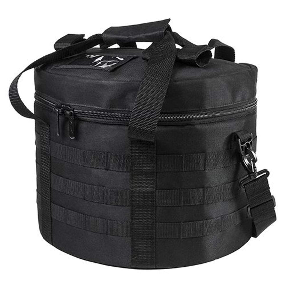 NcSTAR helmet bag front view for rugged riot gear transport.