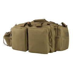 NcSTAR VISM Expert Range Bag front compartment helps organize rifle magazines for easy access.