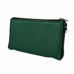 NcSTAR VISM rangebag insert green, zipper detail for secure storage.