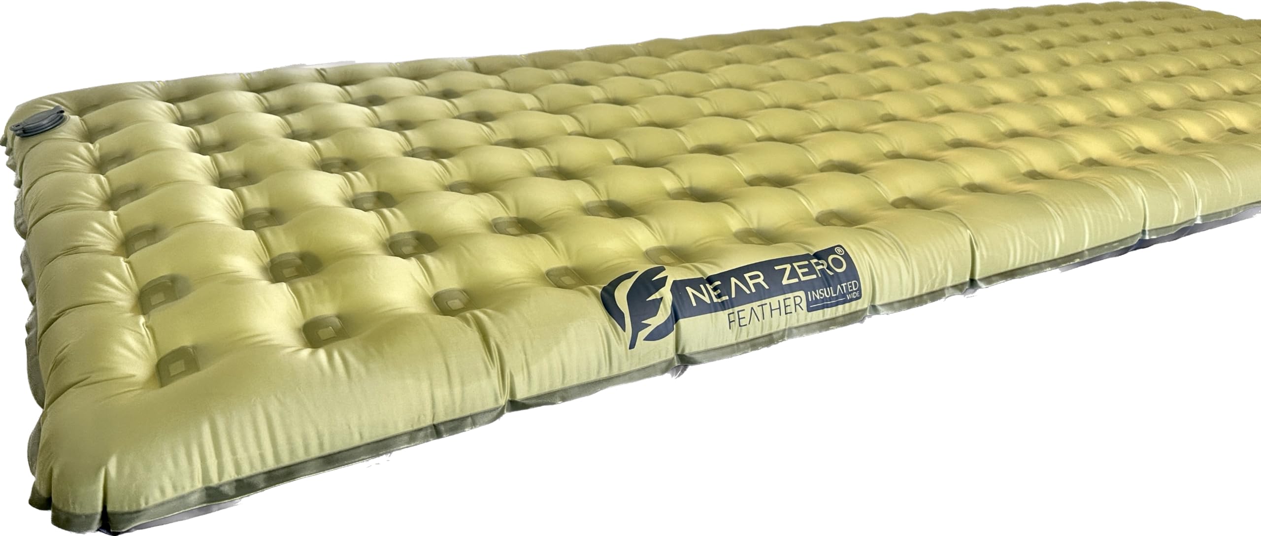 NEAR ZERO sleeping pad with R-value 3.7 for warmth on cold ground