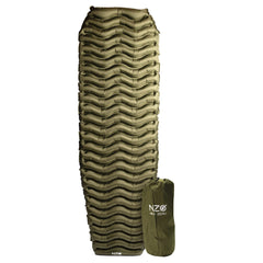 NEAR ZERO ultralight sleeping pad compact pack for easy backpacking portability.