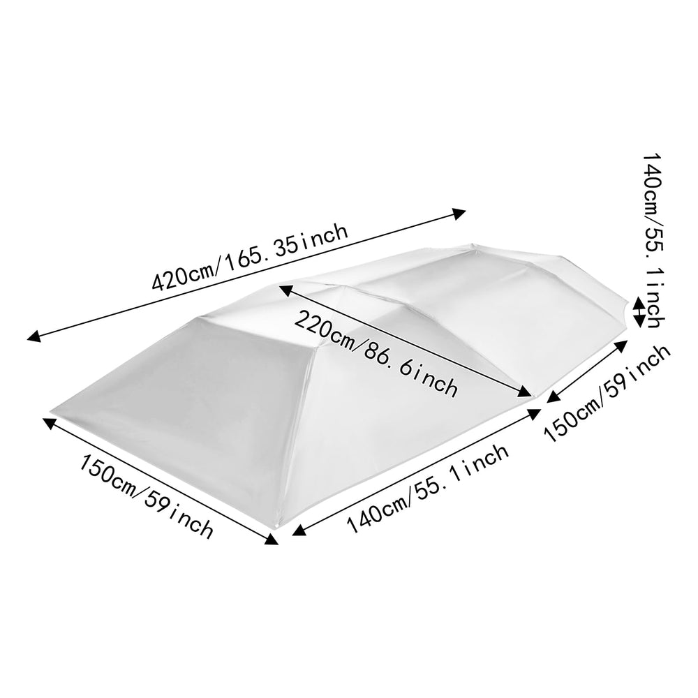 NEATOOM car canopy foldable design enables quick setup and packing