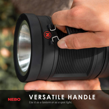 NEBO Big Poppy water-resistant build withstands outdoor use.