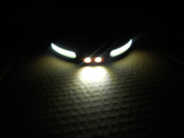 NEBO CurvBeam 600 in use during a night run for hands-free light.