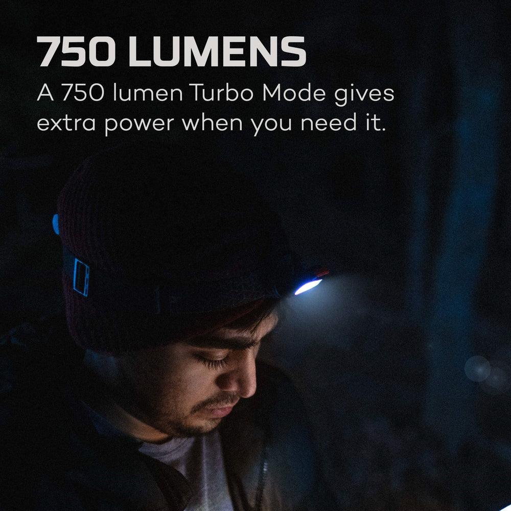 NEBO Einstein red-light mode preserves night vision for stealth camping.