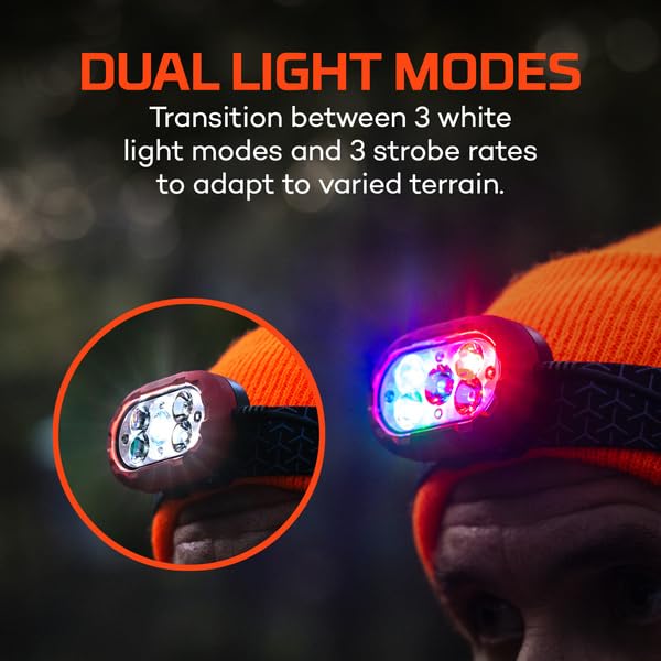 NEBO IllumaTrace 800-lumen white light for wide-area illumination.