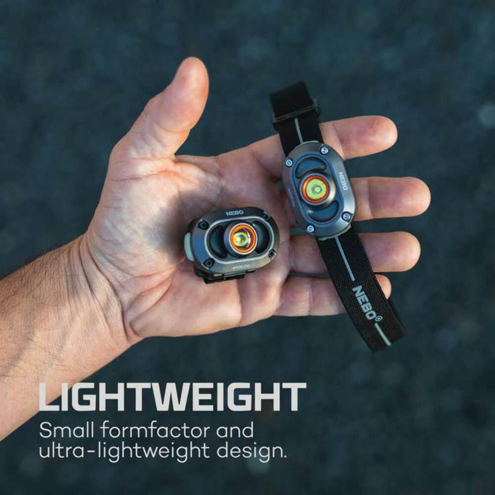 NEBO MYCRO 250 with included USB charging cable for easy recharge