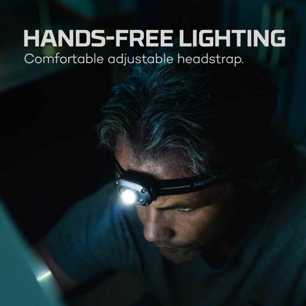 NEBO MYCRO 250 adjustable strap offers a secure comfortable fit