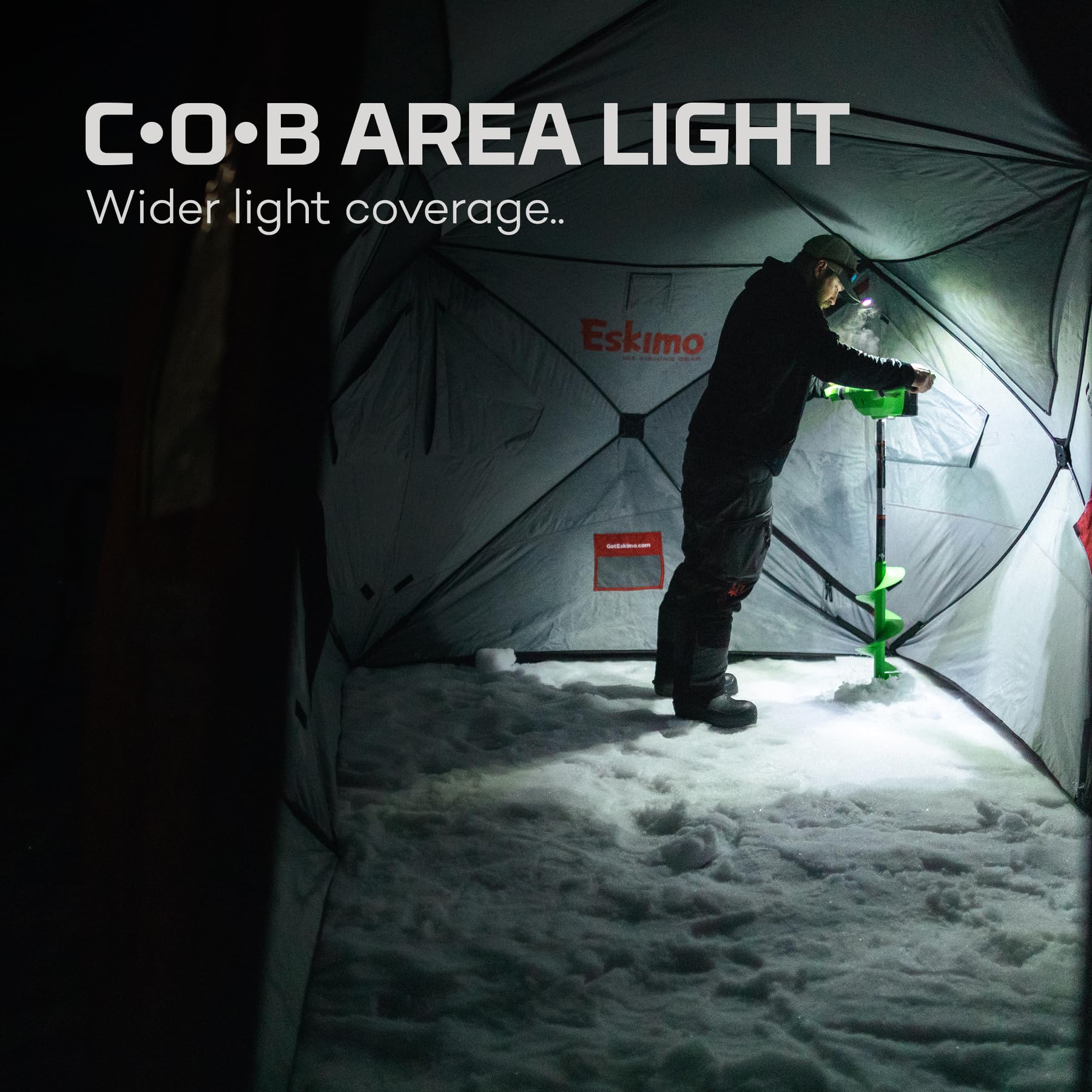 NEBO MYCRO 500+ headlamp on head strap enables hands-free adventures