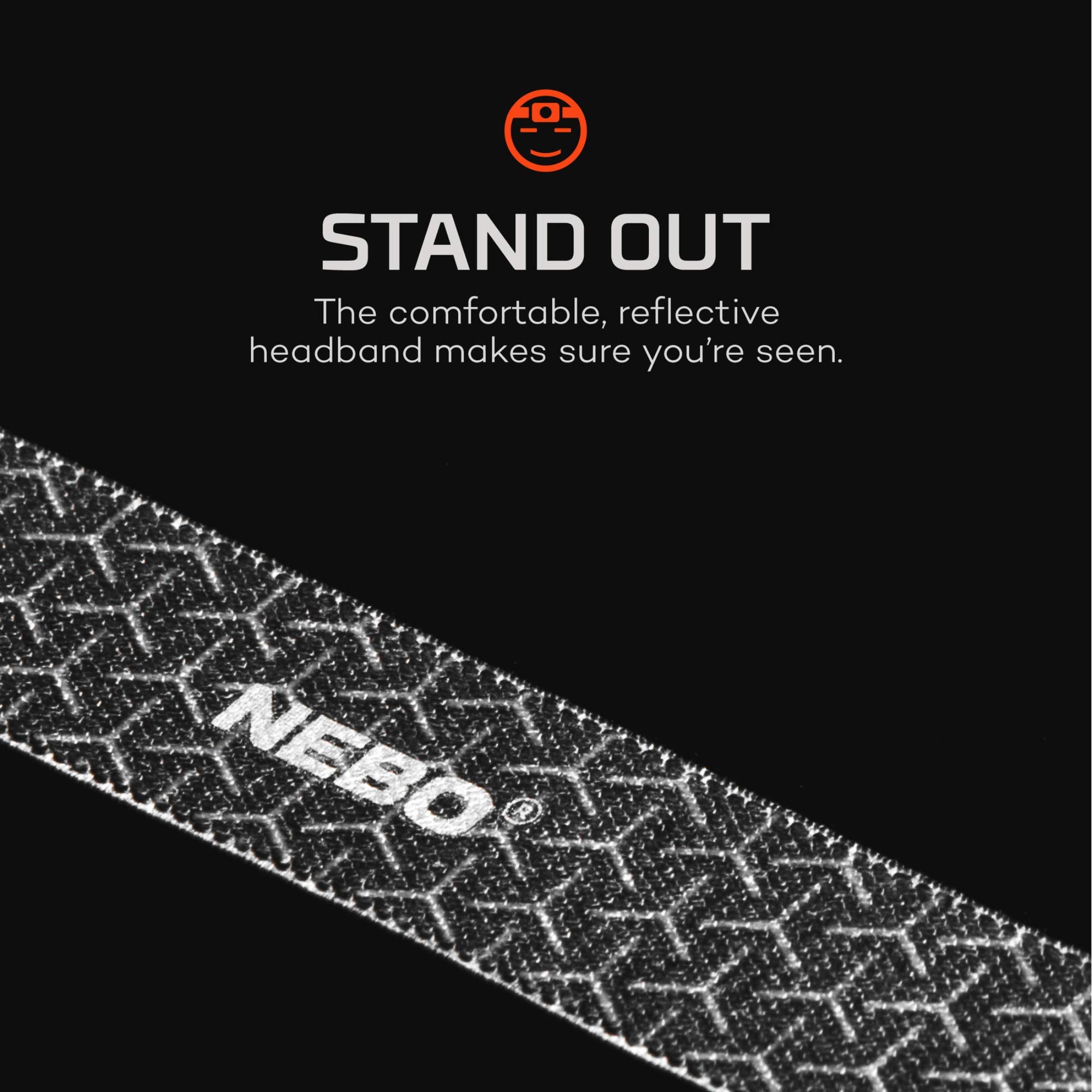 NEBO MYCRO 400 palm-sized design fits pockets or hats.