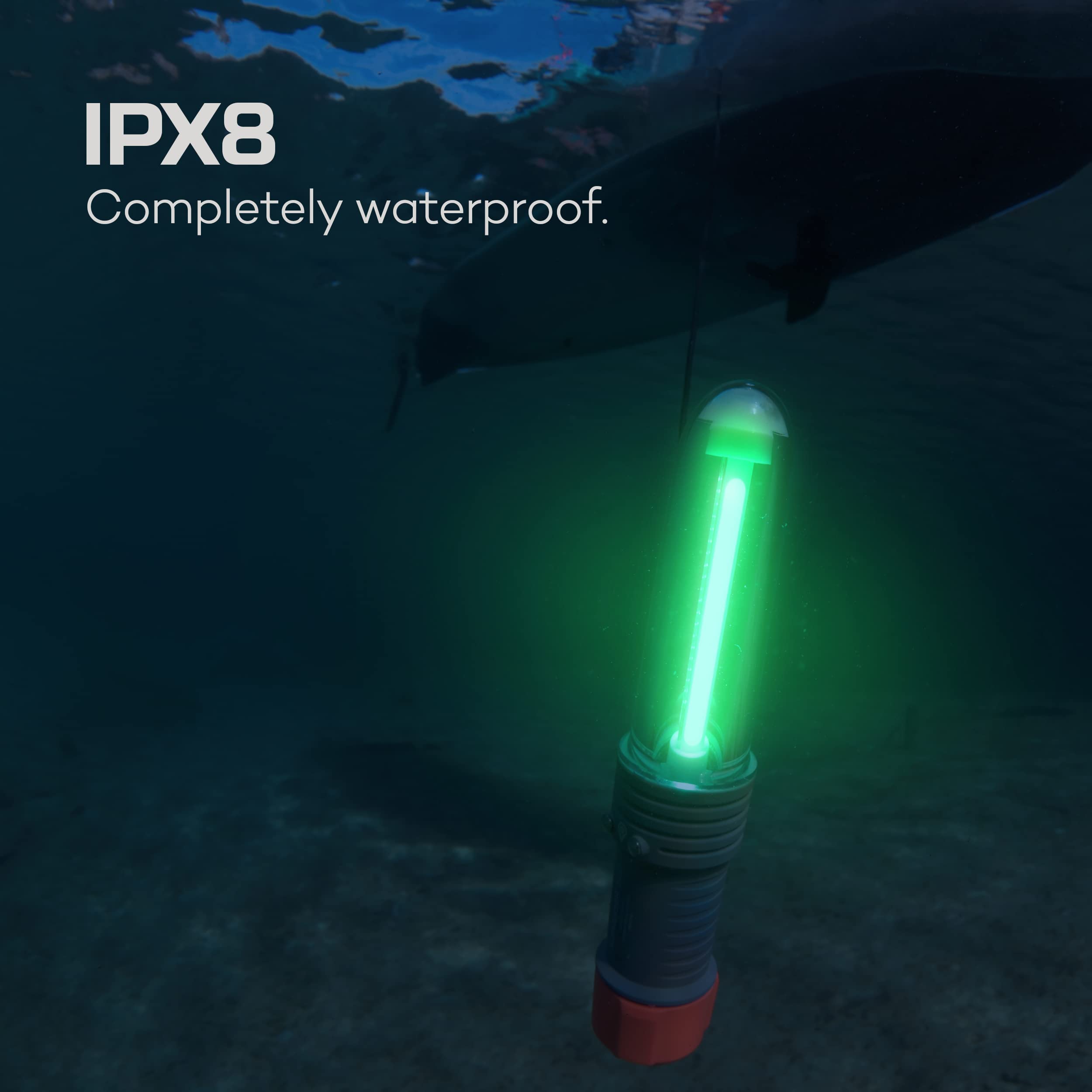 Packaging including Submerser 300 fishing light