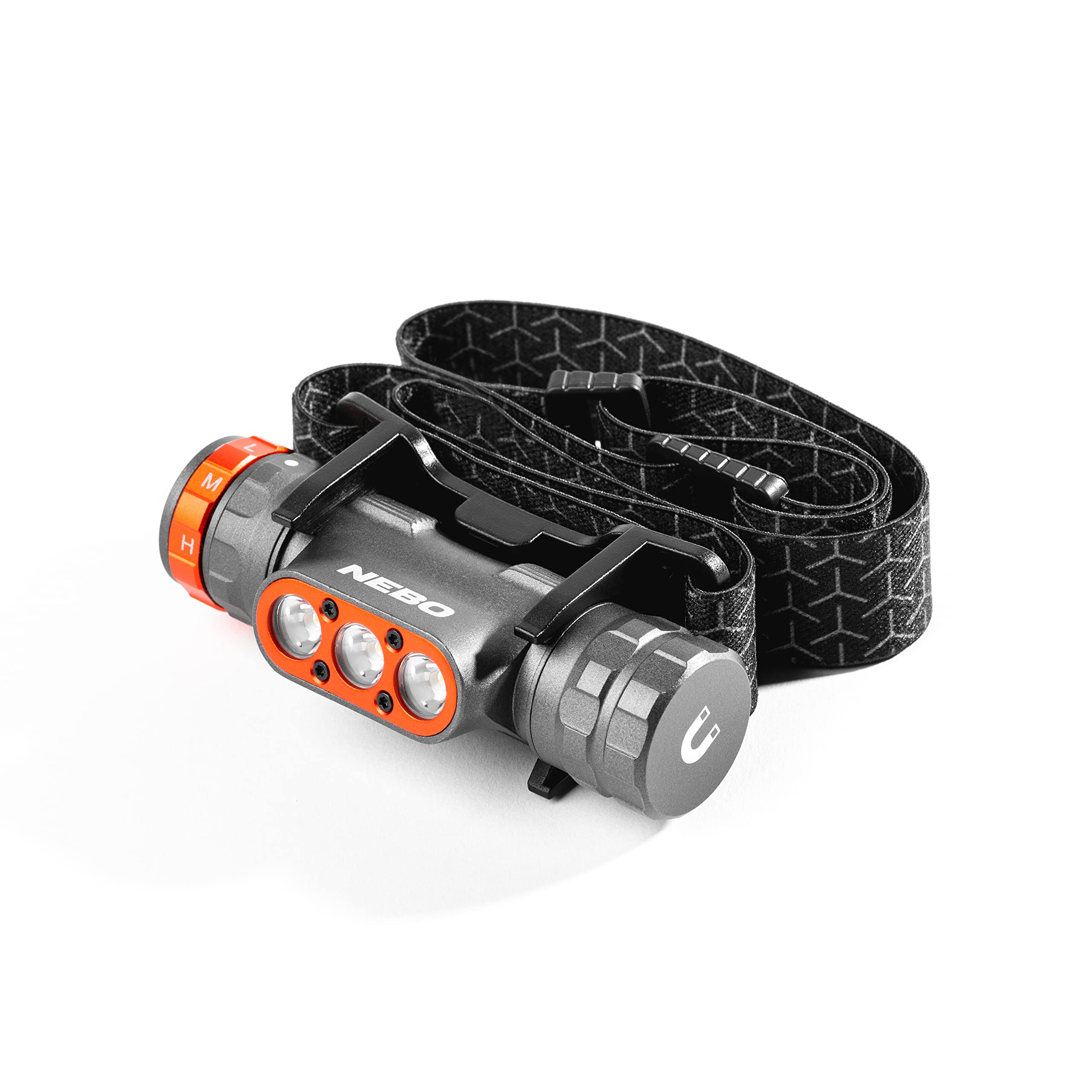 NEBO Transcend 1500 headlamp with bright trail illumination