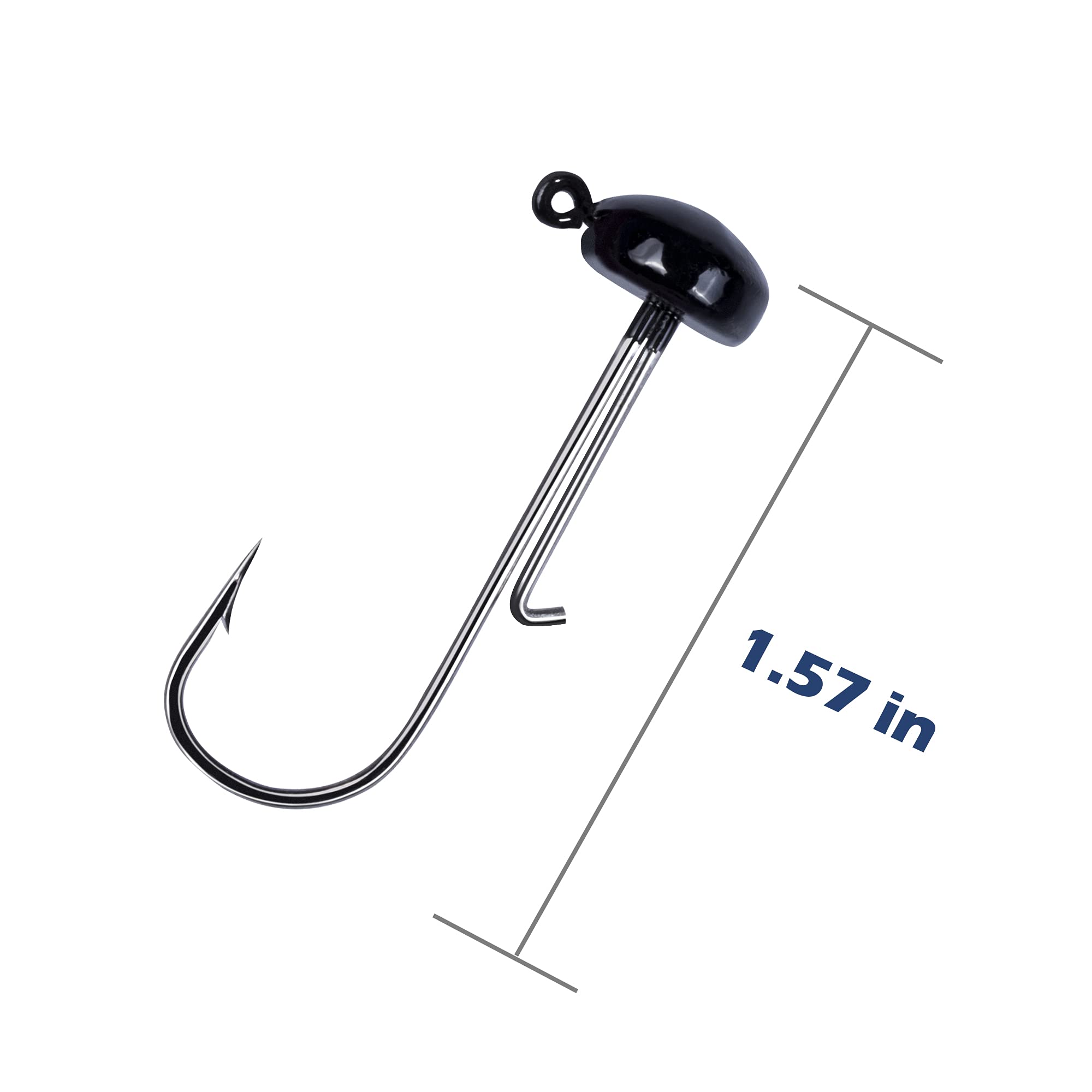 Close-up of Ned Rig baits (40 pieces)