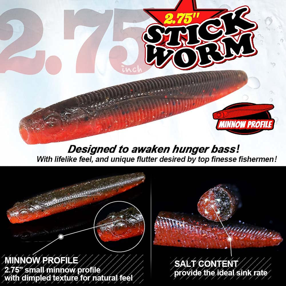 Ned Rig Kit Finesse 2.75 inch soft plastic worms image 02