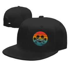 Negi Classic Skull Snapback Hat - front view