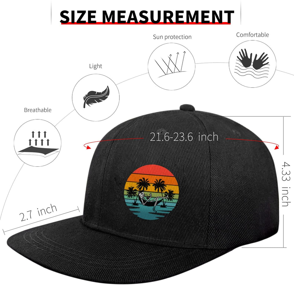 Unisex fit worn by a man for Negi Classic Skull Snapback