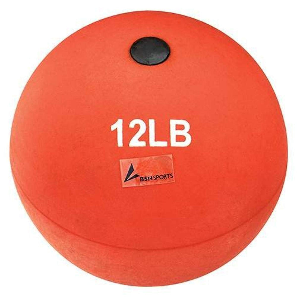 Nelco Indoor Shot 5.44kg on gym floor for indoor throwing drills