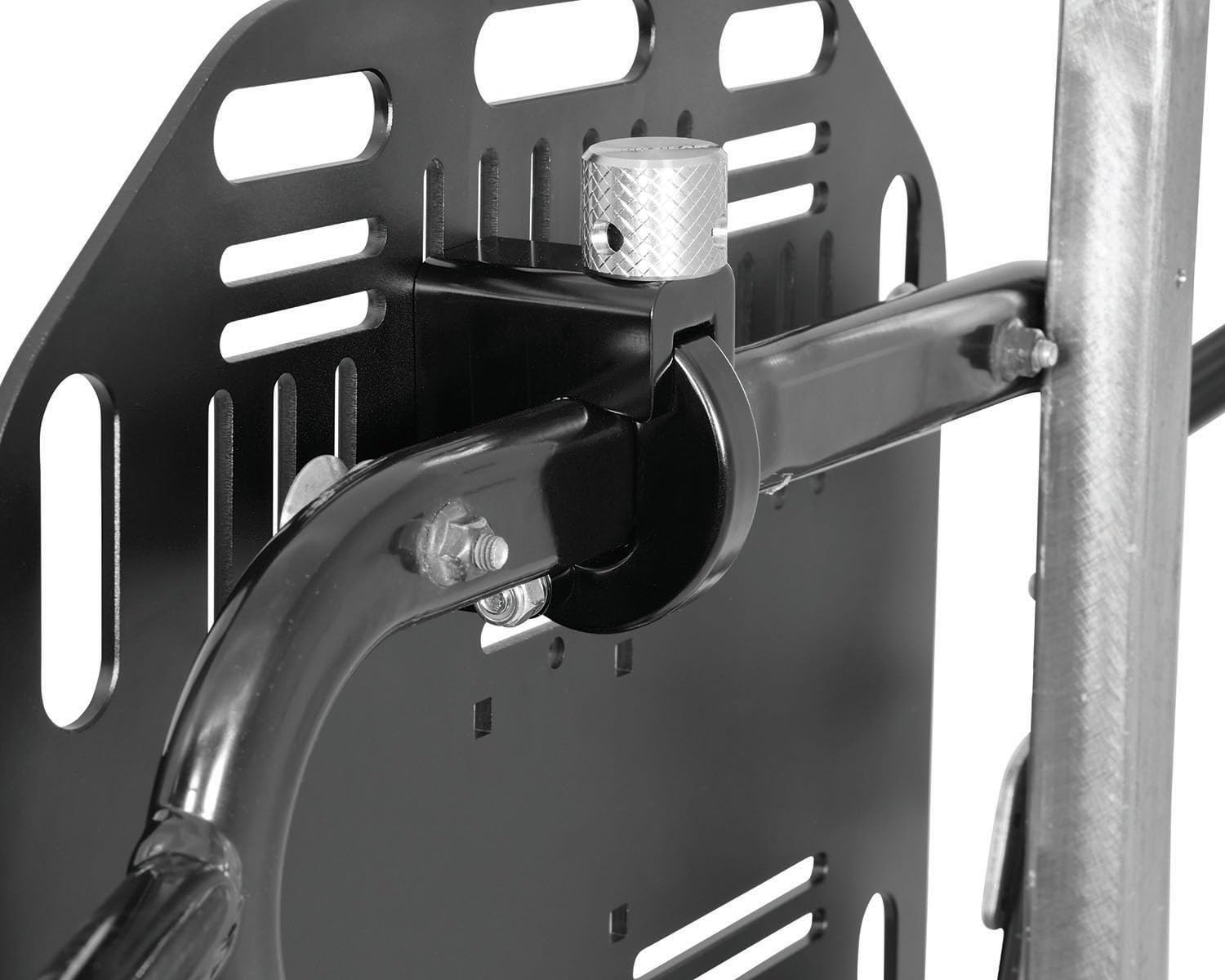 Nelson-Rigg quick-release plate fits flat bars up to 30.5 mm tall and 15.25 mm thick.